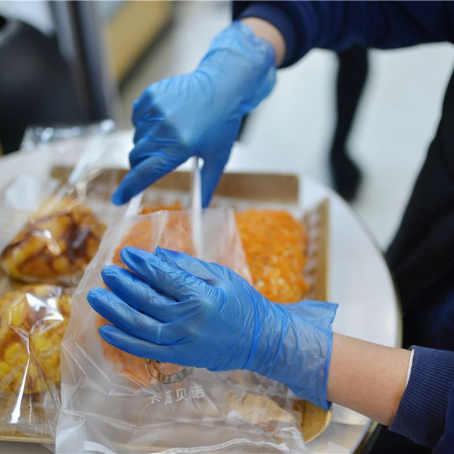 Nitrile Gloves Blue 10/100 Size (S,M,L,XL)