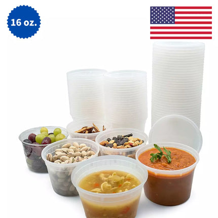 16 OZ Soup Container 240/case with lid