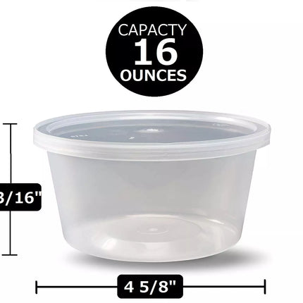 16 OZ Soup Container 240/case with lid