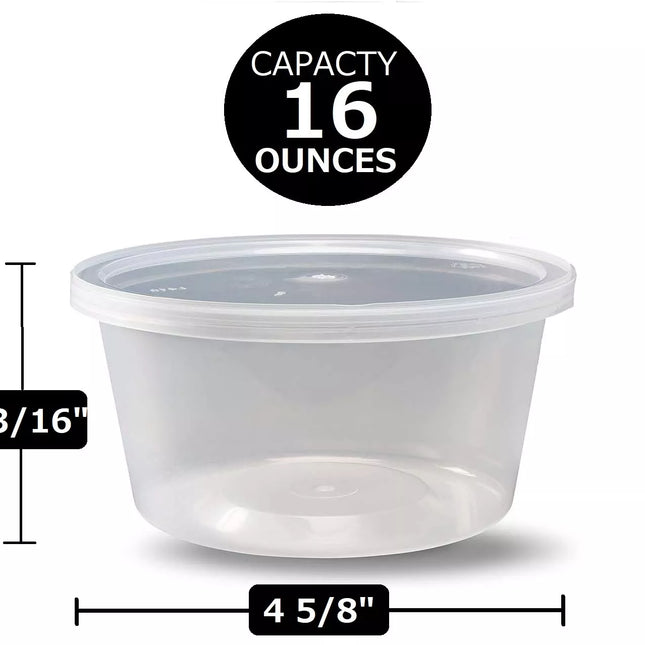 16 OZ Soup Container 240/case with lid